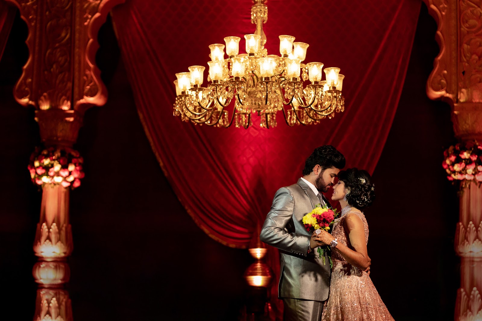 Jignesh Hinshu Golden Hour Wedding Portrait