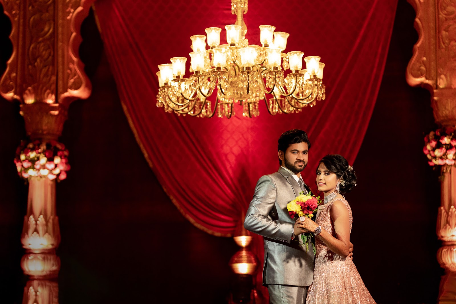 Jignesh Hinshu Wedding Reception India