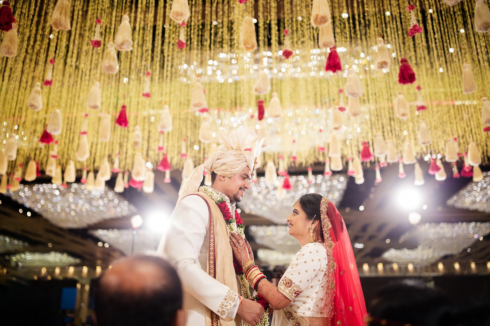 Nishant Disha Golden Hour Wedding Portrait