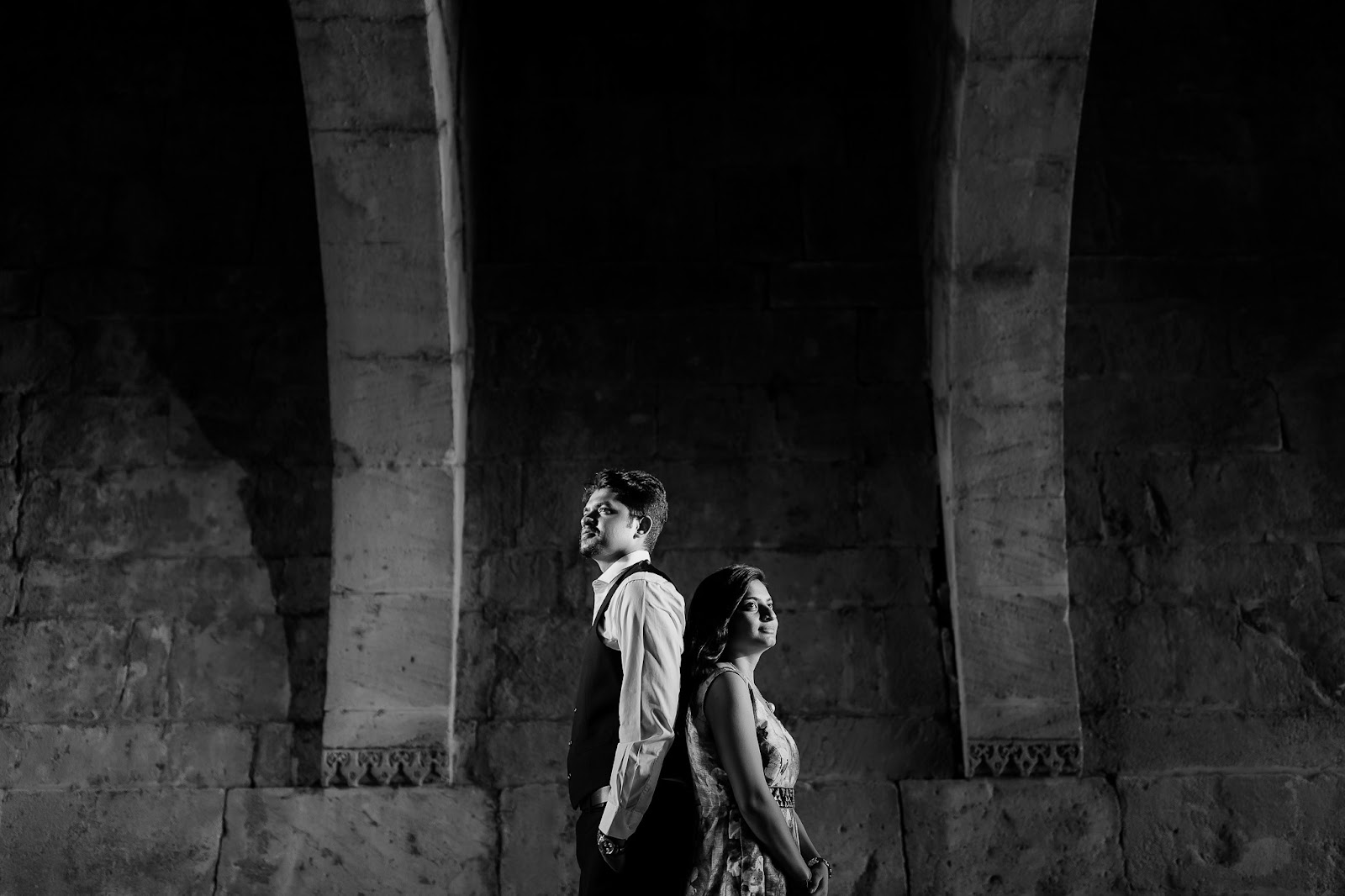 Nishant Disha Golden Hour Couple Portrait Pre-Wedding