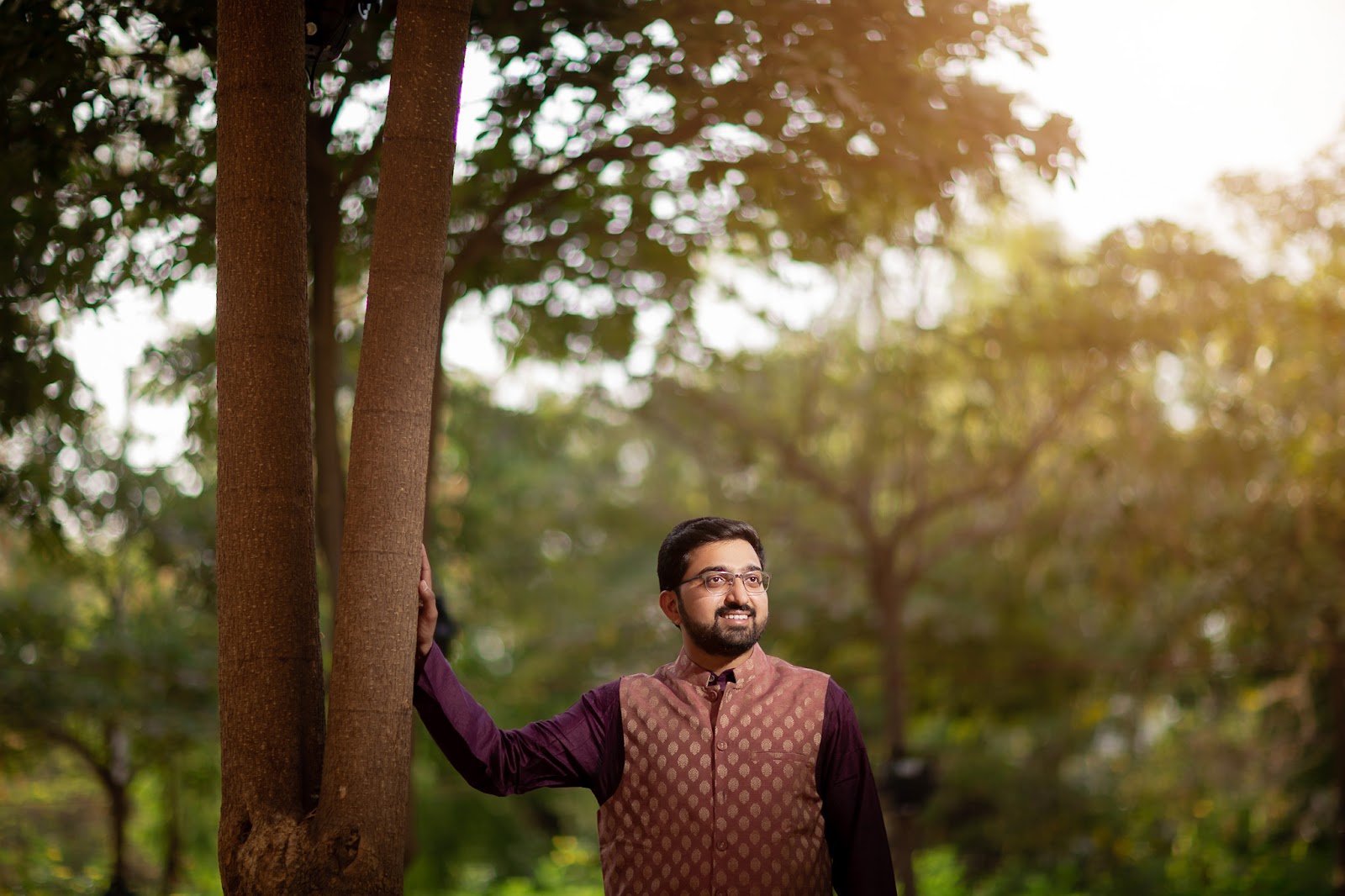 Smit Aashka Wedding Family Portrait Gujarat