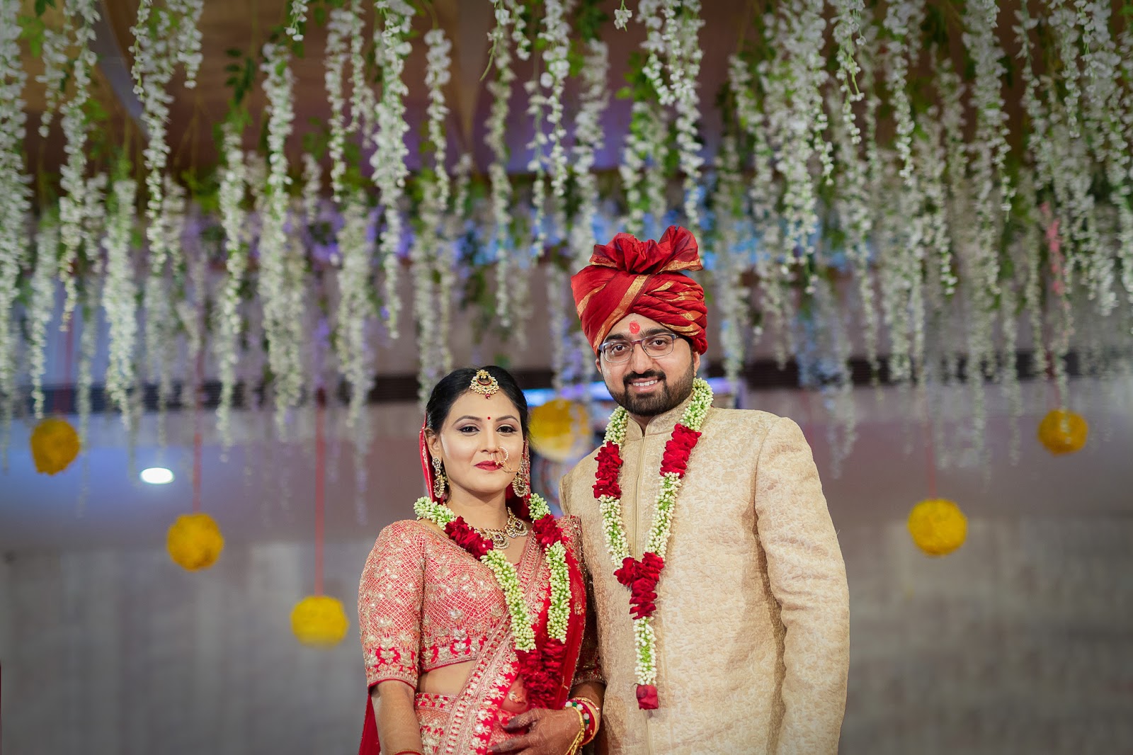 Smit Aashka Wedding Couple Portrait India